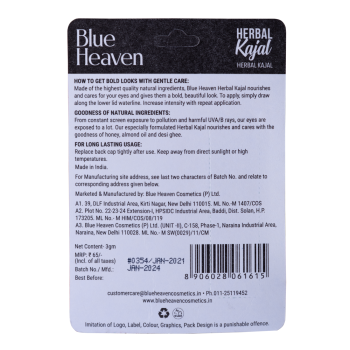 Blue Heaven Herbal Kajal 3g