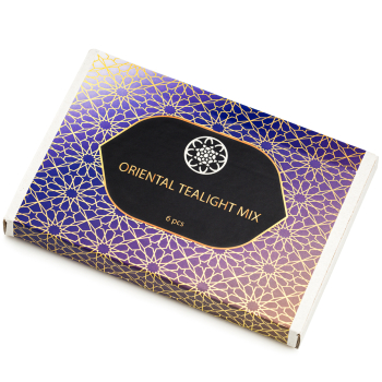 Yasmeen Oriental - tealight sojowy zestaw 6 sztuk